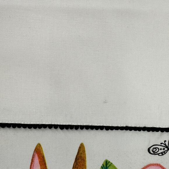 Pier 1 Imports Floral Easter Bunny Rabbit Table Runner 13 X 72 - Picture 6 of 6